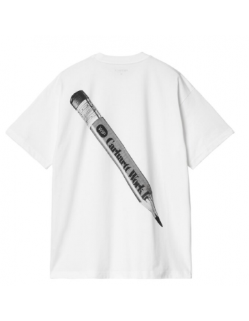 Carhartt Wip Pencil T-Shirt - White - Product Photo 2