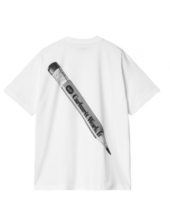 Carhartt WIP Pencil T-shirt - White - Herren T-Shirt - Miniature Photo 2