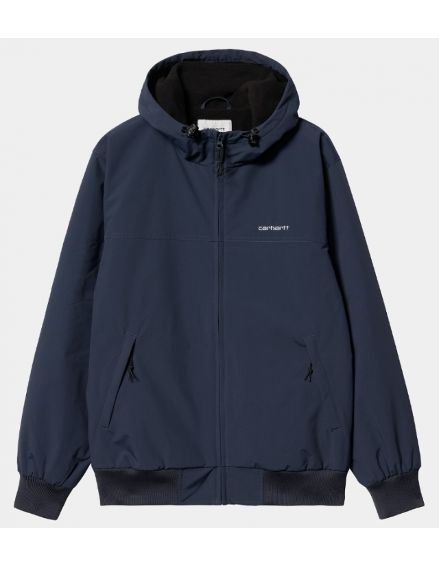 Carhartt Wip Hooded Sail Jacket - Air Force Blue / White - Mann Jacke  - Cover Photo 1