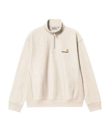 Carhartt Wip Half Zip American Sweat - Moonbeam - Product Photo 1