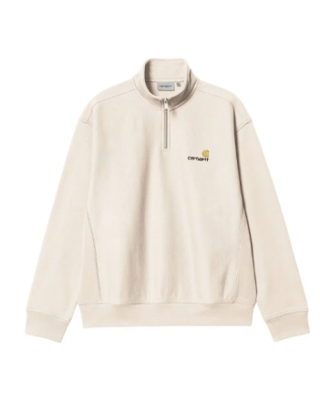 Carhartt WIP Half ZIP American Sweat - Moonbeam - Men's Sweatshirt - Miniature Photo 2