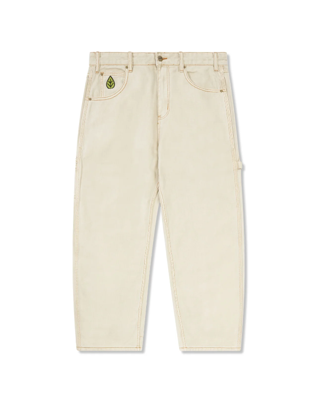 Butter Goods Wg Heavy Weight Denim - Washed Khaki - Heren Broeken  - Cover Photo 2