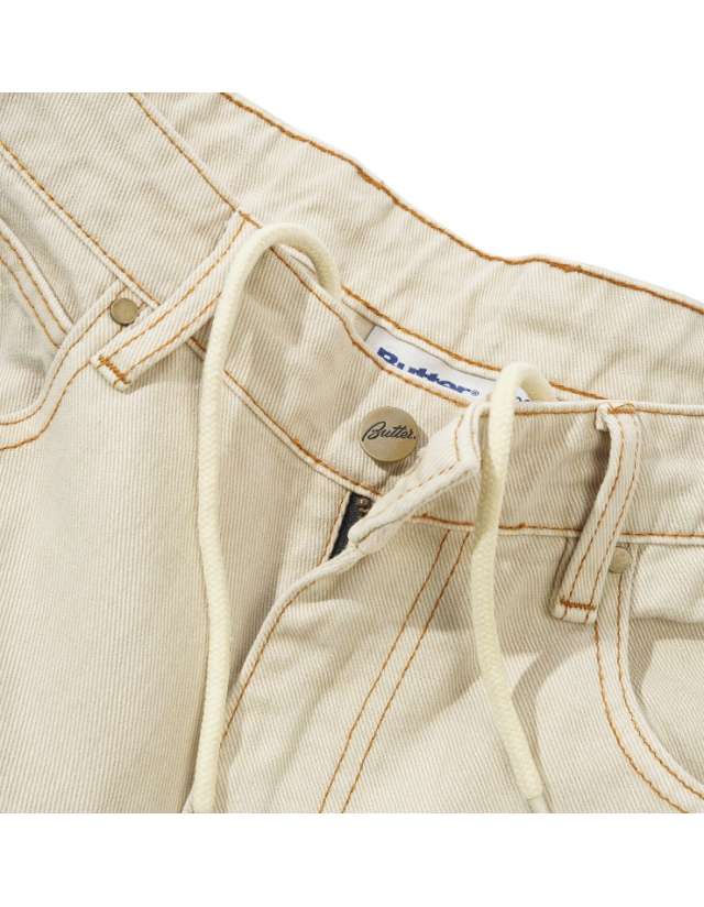 Butter Goods Wg Heavy Weight Denim - Washed Khaki - Men's Pants  - Cover Photo 3