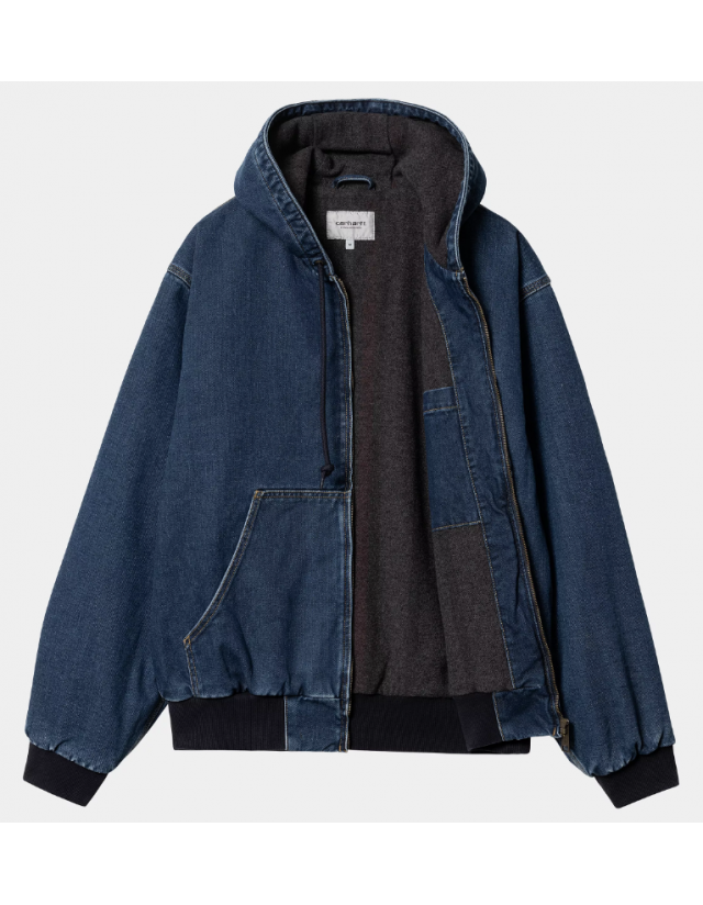 Carhartt Wip Og Active Jacket - Blue Stone Washed - Man Jas  - Cover Photo 1