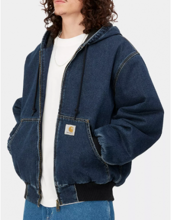 Carhartt WIP OG Active Jacket - Blue stone washed - Man Jacket - Miniature Photo 3