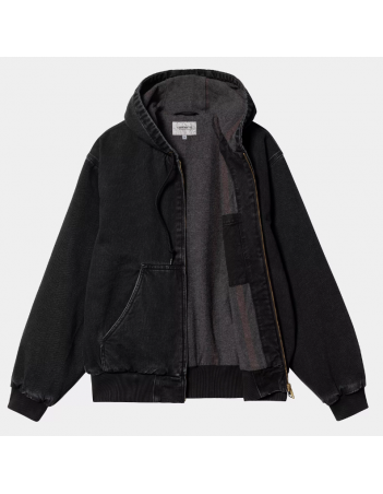 Carhartt WIP OG Active Jacket - Black stone washed - Mann Jacke - Miniature Photo 2