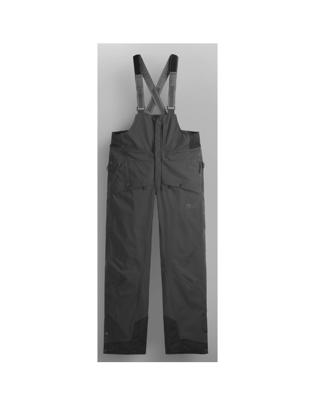 Picture Organic Clothing Avening Bib Pants - Black - Heren Ski- En Snowboardbroek  - Cover Photo 1