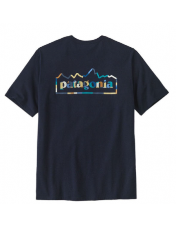 Patagonia Unity fitz responsibili Tee - New navy - Men's T-Shirt - Miniature Photo 1