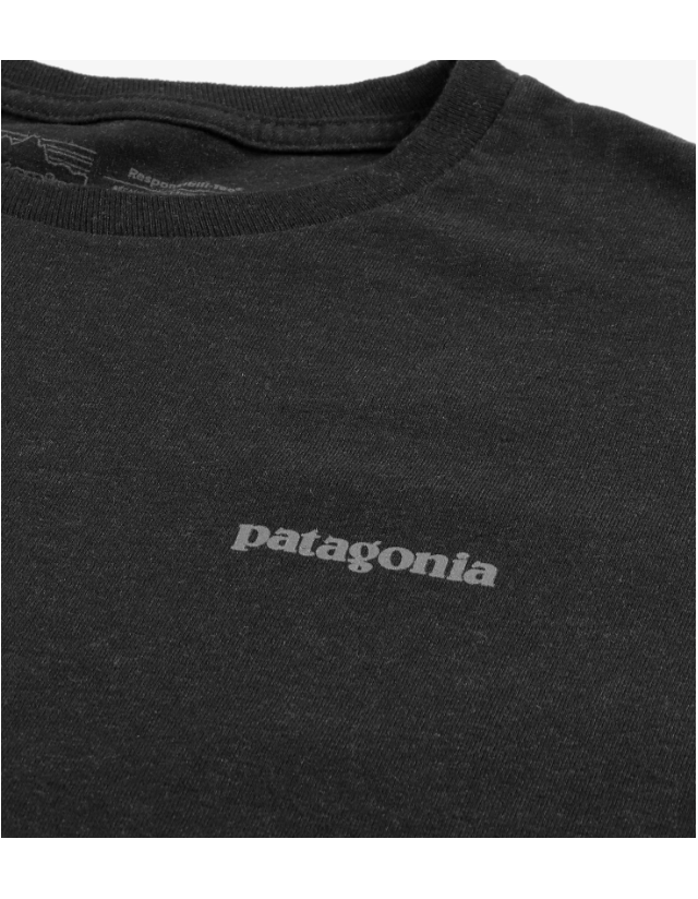 Patagonia Fitz Roy Icon Responsibili Tee - Ink Black - Men's T-Shirt  - Cover Photo 2