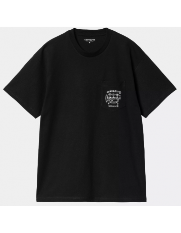 Carhartt Wip Fragments Pocket T-Shirt - Black / White - Product Photo 1