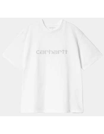 Carhartt WIP W' Rivet script t-shirt - White / Silver - Women's T-Shirt - Miniature Photo 1