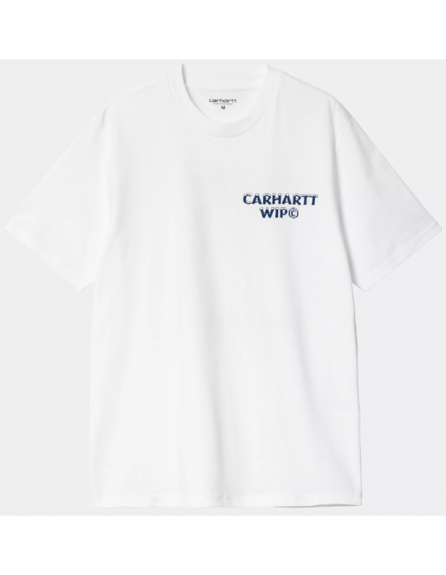 Carhartt Wip Ice T-Shirt - White - Men's T-Shirt  - Cover Photo 1