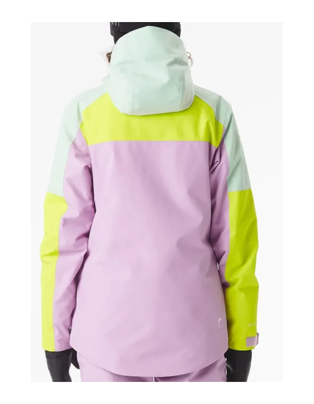 Picture Organic Clothing Exa Jacket - Orchid Acid Slit Green - Women's Ski & Snowboard Jacket  - Cover Photo 1