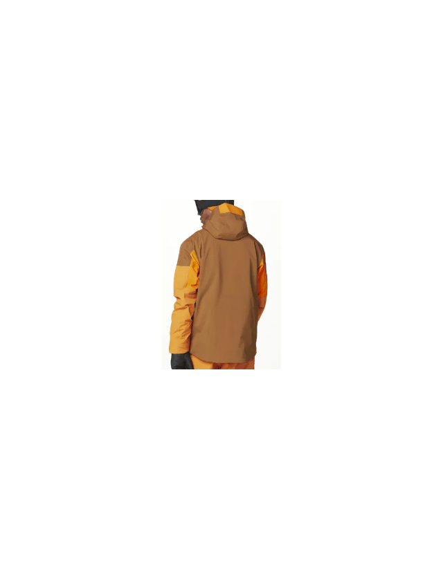 Picture Organic Clothing Naikoon Jacket - Honey Carrot Chocolate - Heren Ski- En Snowboardjas  - Cover Photo 5