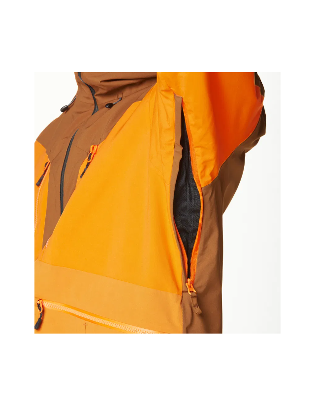 Picture Organic Clothing Naikoon Jacket - Honey Carrot Chocolate - Heren Ski- En Snowboardjas  - Cover Photo 6