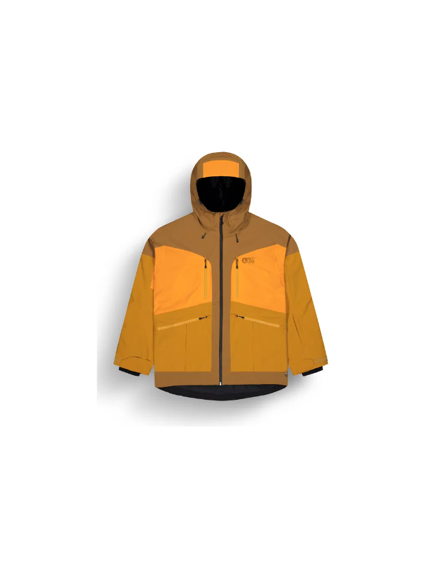 Picture Organic Clothing Naikoon Jacket - Honey Carrot Chocolate - Heren Ski- En Snowboardjas  - Cover Photo 1