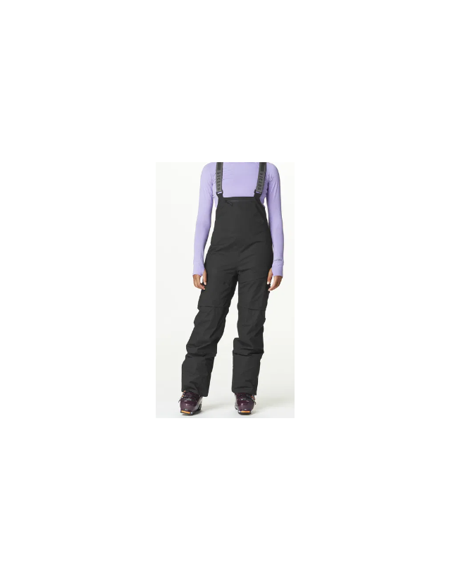 Picture Organic Clothing Elwy Bib Pants - Black - Women's Ski & Snowboard Pants  - Cover Photo 2