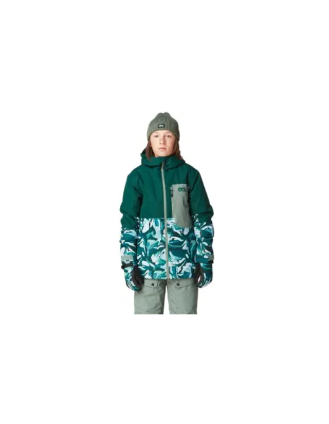 Picture Organic Clothing Daumy Jacket - Pdrsa Pine Laurel - Veste Ski & Snowboard Garçon  - Cover Photo 1