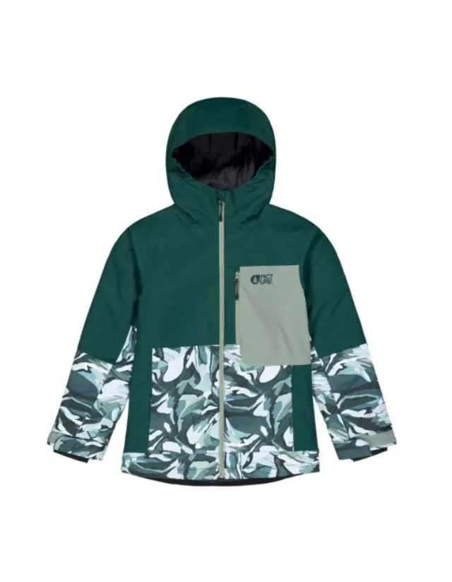 Picture Organic Clothing Daumy Jacket - Pdrsa Pine Laurel - Veste Ski & Snowboard Garçon  - Cover Photo 2