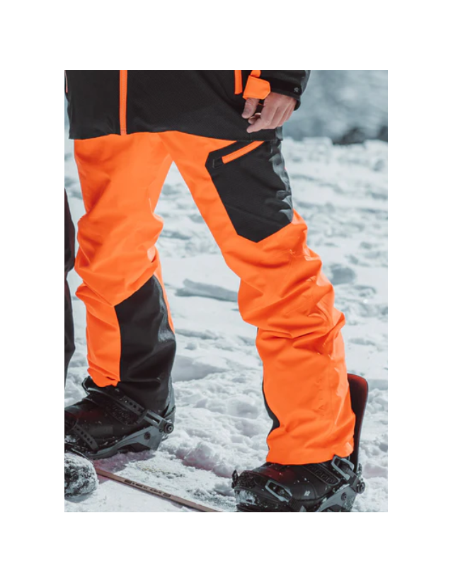 Watts Gostt Pant - Fluo Orange - Heren Ski- En Snowboardbroek  - Cover Photo 2