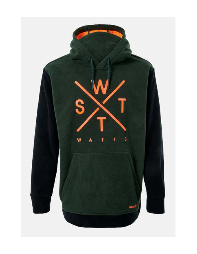 Watts Xtrack Forest Green / Orange - Heren Ski- En Snowboardjas  - Cover Photo 2