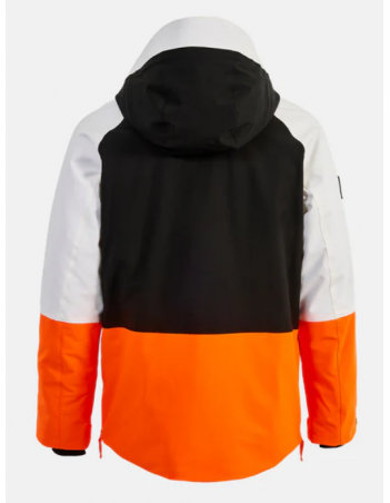 Watts X Metod - Black / Fluo orange - Heren Ski- En Snowboardjas - Miniature Photo 1