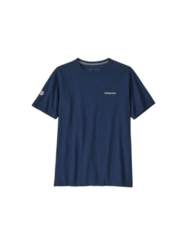 Patagonia Fitz Roy Icon Responsibili Tee - New Navy - Herren T-Shirt  - Cover Photo 1