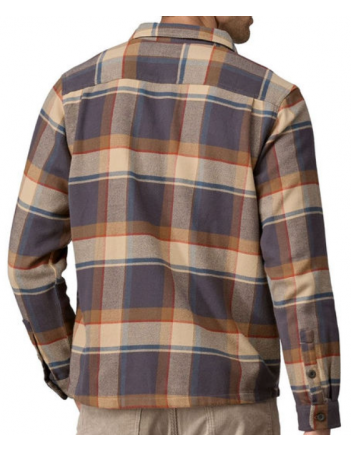 Patagonia Fjord Flannel Shirt - Sunrise Ridge : Forge Grey - Herrenhemd - Miniature Photo 2