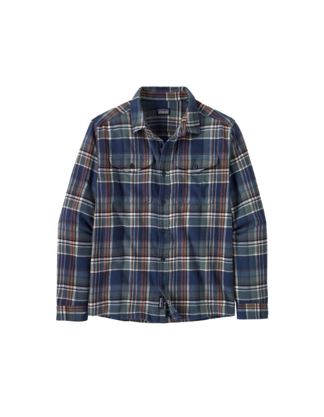 Patagonia Fjord Flannel Shirt - Adventurer: New Navy - Herrenhemd  - Cover Photo 1