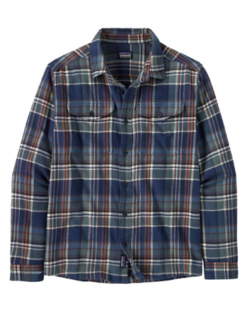 Patagonia Fjord Flannel Shirt - Adventurer: New Navy - Herrenhemd - Miniature Photo 1