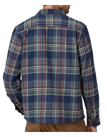 Patagonia Fjord Flannel Shirt - Adventurer: New Navy - Product Photo 2