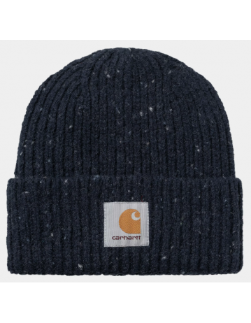 Carhartt Wip Anglistic Beanie - Speckled Air Force Blue - Product Photo 1