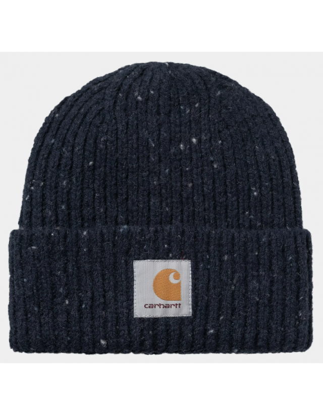 Carhartt Wip Anglistic Beanie - Speckled Air Force Blue - Bonnet  - Cover Photo 1