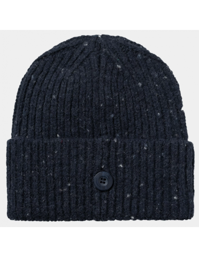 Carhartt Wip Anglistic Beanie - Speckled Air Force Blue - Bonnet  - Cover Photo 2