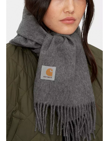 Carhartt WIP Clan Scarf Wool - Dark Grey Heather - Cache-Cou - Miniature Photo 1