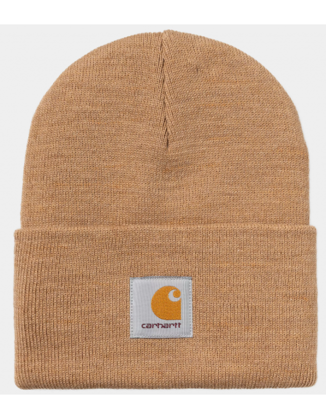 Carhartt Wip Acrylic Watch Hat - Peanut Heather - Bonnet  - Cover Photo 1