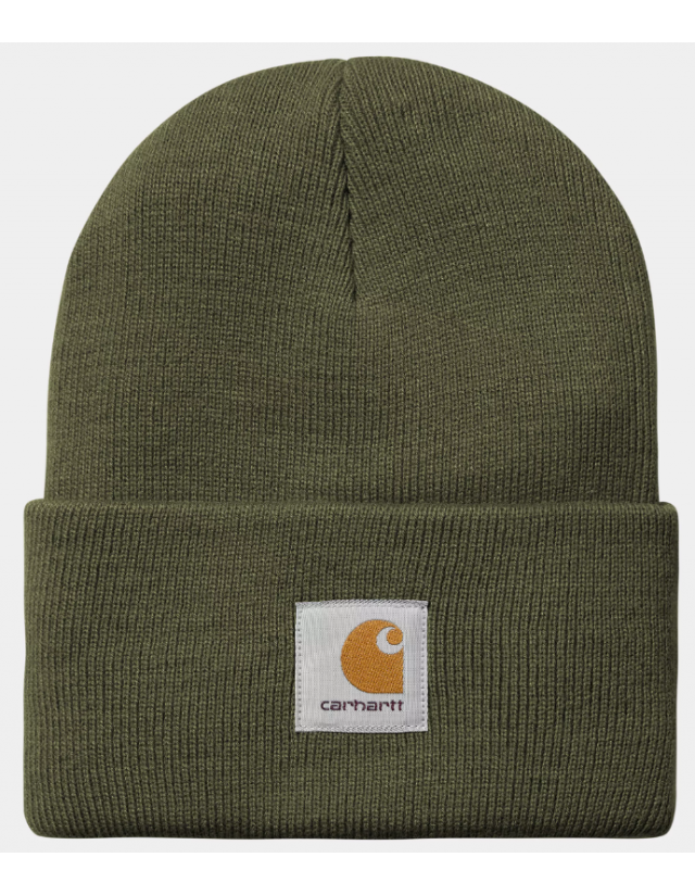 Carhartt Wip Acrylic Watch Hat - Office Green - Beanie  - Cover Photo 1