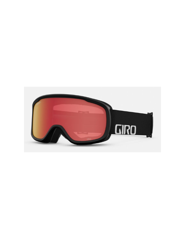 Giro Goggle Cruz Black Wordmark Amber Scarlet - Ski & Snowboard Goggles  - Cover Photo 1