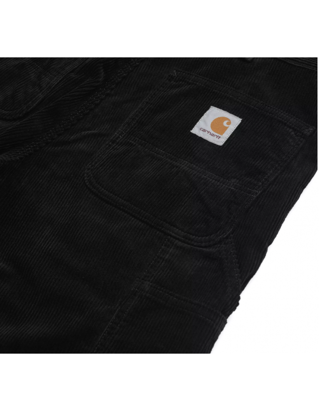 Carhartt Wip Single Knee Pant - Black Corduroy - Männerhosen  - Cover Photo 4