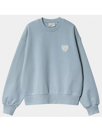 Carhartt Wip W Productions Sweat - Frosted Blue - Product Photo 1