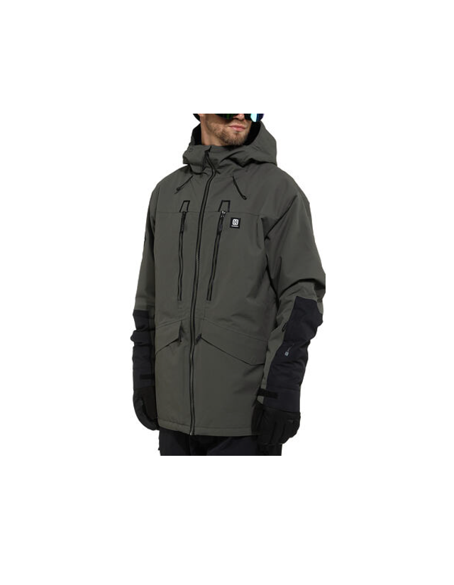 Horsefeathers Halen Ii Insulated Jacket - Urban Olive - Heren Ski- En Snowboardjas  - Cover Photo 2