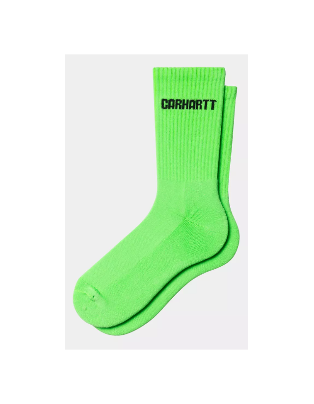 Carhartt Wip Industry Socks - Lumo Green - Chaussettes  - Cover Photo 1