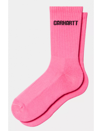 Carhartt WIP Industry socks - Lumo pink - Chaussettes - Miniature Photo 1