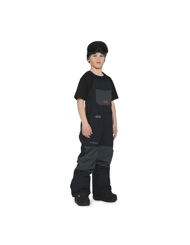 Horsefeathers Medler Ii Youth Pants - All Black - Pantalon Ski & Snowboard Garçon  - Cover Photo 2