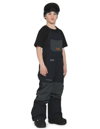 Horsefeathers Medler II youth pants - All black - Pantalon Ski & Snowboard Garçon - Miniature Photo 2