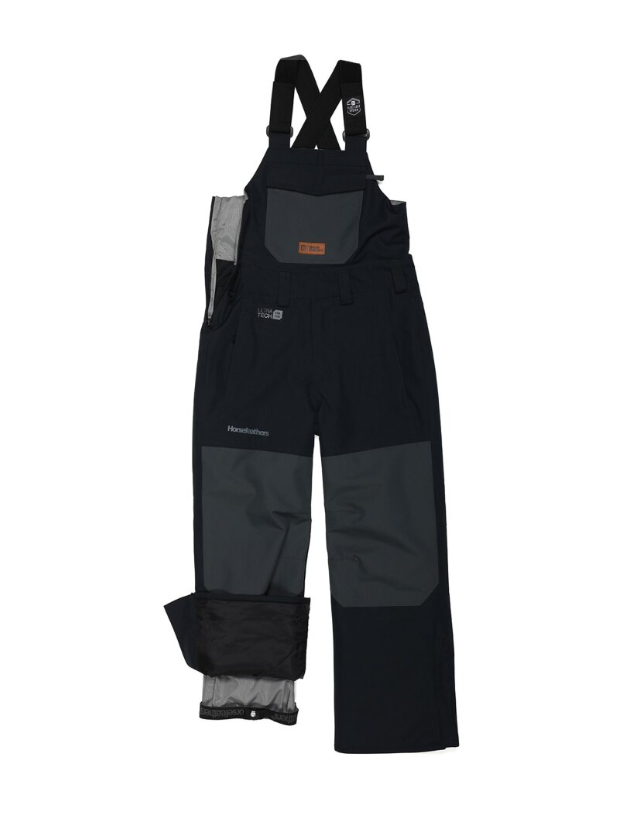 Horsefeathers Medler Ii Youth Pants - All Black - Pantalon Ski & Snowboard Garçon  - Cover Photo 8