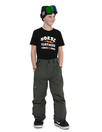 Horsefeathers Orca youth pants - Urban Olive - Pantalon Ski & Snowboard Garçon - Miniature Photo 5