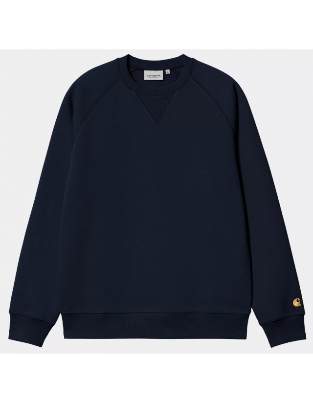 Carhartt Wip Chase Sweat - Mizar / Gold - Herren Sweatshirt  - Cover Photo 1