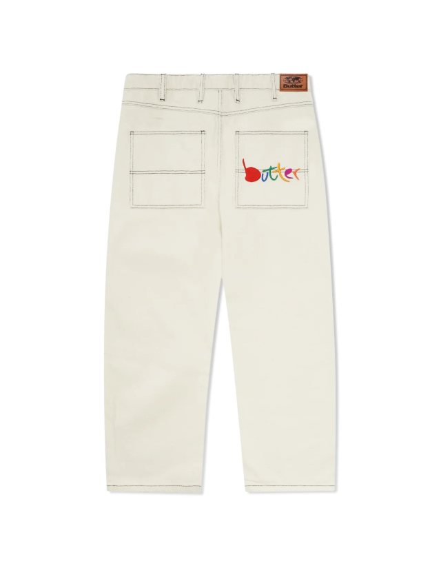 Butter Goods Art Denim Jeans - Bone - Men's Pants  - Cover Photo 2