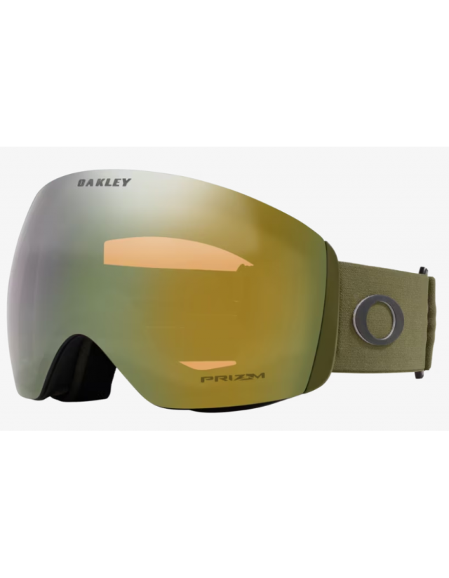 Oakley Flight Deck - Prizm Sage Gold / Dark Brush Strap - Masque Ski & Snowboard  - Cover Photo 1